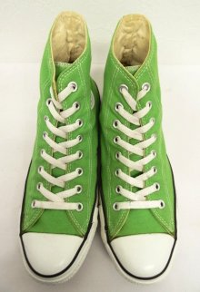 他の写真2: 90'S CONVERSE "ALL STAR HI" キャンバススニーカー 黄緑 USA製 (VINTAGE)