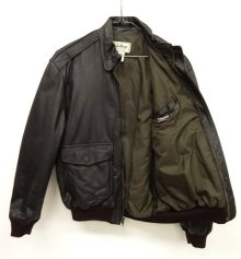 他の写真2: 90'S LL Bean THINSULATE中綿入り レザー A-2 フライトジャケット ブラウン USA製 (VINTAGE)