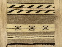 他の写真2: ナバホ族 ハンドウーブン ウール キリム ラグ 65cm x 44cm (ANTIQUE) 