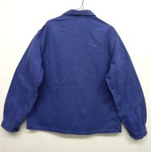 他の写真3: フレンチワーク カバーオール ワークジャケット ブルー フランス製 (VINTAGE)