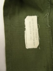 他の写真3: 60'S アメリカ軍 US ARMY "JUNGLE FATIGUE 2nd" ノンリップ ポプリンジャケット S-SHORT (VINTAGE)