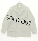60'S アメリカ軍 US ARMY "JUNGLE FATIGUE 4th" リップストップ ファティーグジャケット M-SHORT (VINTAGE)