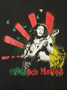 他の写真2: 90'S BOB MARLEY 半袖 Tシャツ BLACK (VINTAGE)