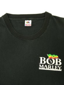 他の写真1: 90'S BOB MARLEY シングルステッチ 半袖 Tシャツ BLACK USA製 (VINTAGE)