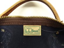 他の写真1: 80'S LL Bean キャンバス/レザー ダッフルバッグ ネイビー USA製 (VINTAGE)