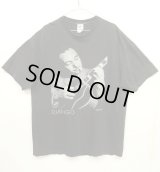 90'S DJANGO REINHARDT "GEAR INC" Tシャツ BLACK (VINTAGE)