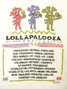 他の写真3: 90'S LOLLAPALOOZA シングルステッチ Tシャツ オリジナル GIANTボディ USA製 (VINTAGE)