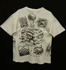 他の写真3: 90'S M.C.ESCHER 騙し絵 Tシャツ シングルステッチ オリジナル ANDAZIAボディ USA製 (VINTAGE)