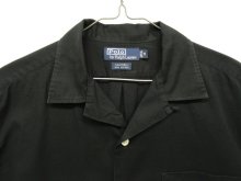 他の写真1: 90'S RALPH LAUREN "CALDWELL" コットン 半袖 オープンカラーシャツ BLACK (VINTAGE)