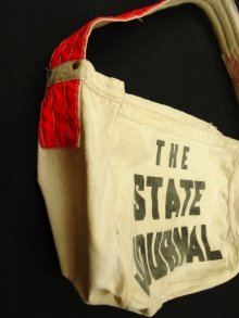 他の写真2: 50'S THE STATE JOURNAL 両面染み込みプリント ニュースペーパーバッグ (VINTAGE)