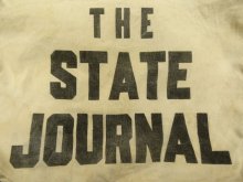 他の写真1: 50'S THE STATE JOURNAL 両面染み込みプリント ニュースペーパーバッグ (VINTAGE)