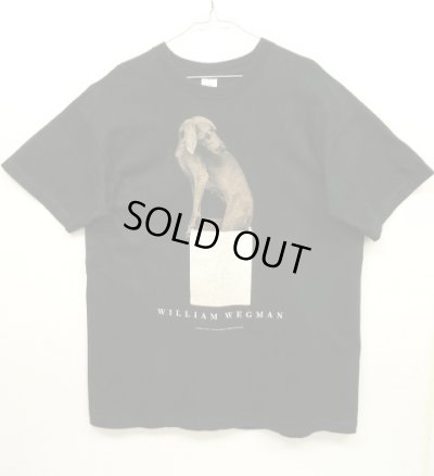 画像1: 80'S WILLIAM WEGMAN "IN THE BOX" FOTOFOLIO製 Tシャツ USA製 (VINTAGE)