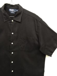 他の写真2: 90'S RALPH LAUREN "CHAUNCEY" コットン 半袖シャツ BLACK (VINTAGE)