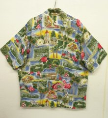 他の写真3: 80'S REYN SPOONER "ROSE BOWL" ダイヤモンドヘッドタグ レーヨン アロハシャツ ハワイ製 (DEADSTOCK)