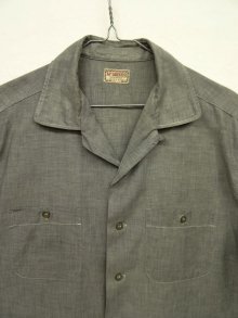 他の写真2: 50'S McGREGOR "ブラックシャンブレー" オープンカラーシャツ USA製 (VINTAGE)