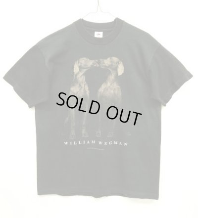 画像1: 90'S WILLIAM WEGMAN "ARC" FOTOFOLIO製 半袖Tシャツ USA製 (VINTAGE)