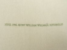他の写真3: 90'S WILLIAM WEGMAN "TOTE" FOTOFOLIO製 半袖Tシャツ (VINTAGE)