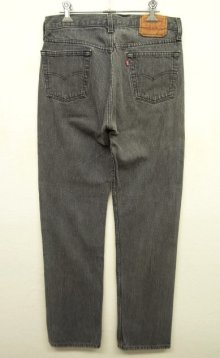 他の写真2: 90'S LEVIS 501 ストライプデニム BLACK USA製 W31L32 (VINTAGE)