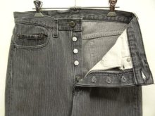 他の写真1: 90'S LEVIS 501 ストライプデニム BLACK USA製 W31L32 (VINTAGE)