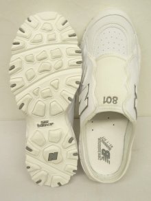 他の写真3: NEW BALANCE 801 "ALL TERRAIN" オールレザー スリッポン WHITE (DEADSTOCK)