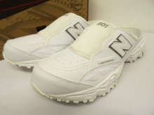 他の写真1: NEW BALANCE 801 "ALL TERRAIN" オールレザー スリッポン WHITE (DEADSTOCK)