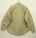 画像2: 50'S アメリカ軍 US ARMY "STAND-UP COLLAR" ポプリンシャツ KHAKI (VINTAGE) (2)