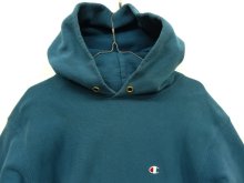 他の写真2: 90'S CHAMPION 刺繍タグ リバースウィーブ パーカー TEAL USA製 (VINTAGE)