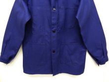 他の写真2: フレンチワーク カバーオール ワークジャケット NAVY (DEADSTOCK)