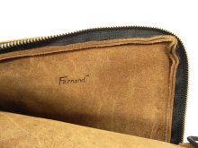 他の写真1: FERNAND LEATHER "CLUTCH BAG W/ZIP" オールレザー クラッチバッグ USA製 (USED)