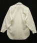 画像2: 60'S JOHNSON マチ付き 長袖 オープンカラーシャツ ホワイト (VINTAGE) (2)