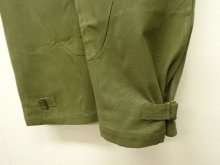 他の写真3: 50'S フランス軍 エプロン付き モーターサイクル オーバーパンツ OLIVE (DEADSTOCK)