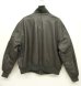 画像2: 80'S ドイツ軍 レザー フライトジャケット DK GREY (VINTAGE) (2)