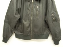 他の写真2: 80'S ドイツ軍 レザー フライトジャケット DK GREY (VINTAGE)