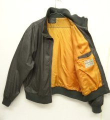 他の写真3: 80'S ドイツ軍 レザー フライトジャケット DK GREY (VINTAGE)