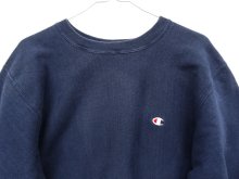 他の写真2: 90'S CHAMPION 刺繍タグ リバースウィーブ 無地 ネイビー USA製 (VINTAGE)