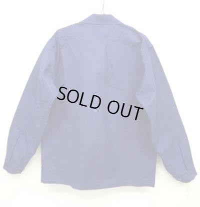 画像2: フレンチワーク カバーオール ワークジャケット NAVY (DEADSTOCK)