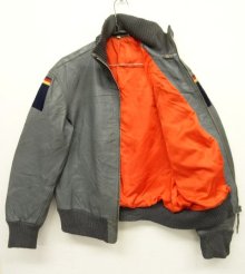 他の写真3: 80'S ドイツ軍 レザー フライトジャケット GREY (VINTAGE)