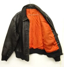 他の写真3: 80'S ドイツ軍 レザー フライトジャケット BLACK (VINTAGE)