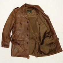 他の写真3: 80'S ABERCROMBIE & FITCH 黒タグ レザーサファリジャケット (VINTAGE) 