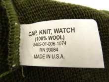 他の写真3: アメリカ軍 US ARMY ウール ワッチキャップ OLIVE (DEADSTOCK)