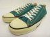 画像1: 90'S CONVERSE "ALL STAR LO" キャンバススニーカー GREEN USA製 (DEADSTOCK) (1)