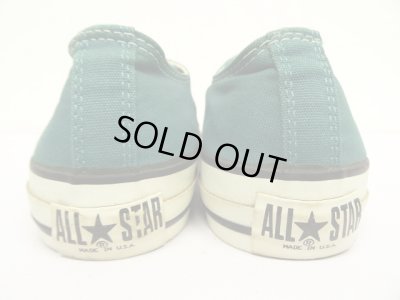 画像2: 90'S CONVERSE "ALL STAR LO" キャンバススニーカー GREEN USA製 (DEADSTOCK)