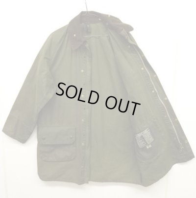 画像2: 80'S BARBOUR 2クレスト "UNLINED GAMEFAIR" オイルドジャケット OLIVE イングランド製 (VINTAGE)
