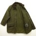 画像2: 80'S BARBOUR 2クレスト "UNLINED GAMEFAIR" オイルドジャケット OLIVE イングランド製 (VINTAGE) (2)