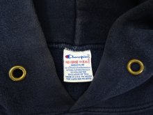 他の写真1: 90'S CHAMPION 刺繍タグ リバースウィーブ パーカー NAVY USA製 (VINTAGE)