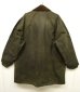 画像3: 90'S BARBOUR 3クレスト 旧タグ "BORDER" オイルドジャケット OLIVE イングランド製 (VINTAGE) (3)