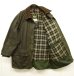 画像2: 90'S BARBOUR 3クレスト 旧タグ "BORDER" オイルドジャケット OLIVE イングランド製 (VINTAGE) (2)