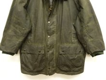 他の写真3: 90'S BARBOUR 3クレスト 旧タグ "BORDER" オイルドジャケット OLIVE イングランド製 (VINTAGE)