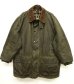 画像1: 90'S BARBOUR 3クレスト 旧タグ "BORDER" オイルドジャケット OLIVE イングランド製 (VINTAGE) (1)