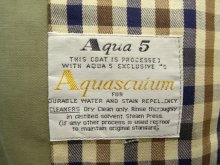 他の写真3: 70'S AQUASCUTUM "AQUA5 (コットン100%)" バルマカーンコート カーキ 玉虫色 イングランド製 (VINTAGE)